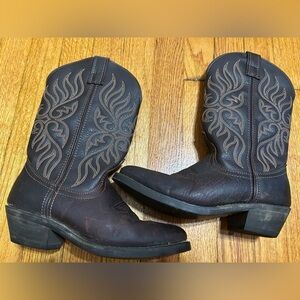 Laredo Kelli 5752 Cowboy Boots Women's Size 6 Brown Leather Cowgirl Western